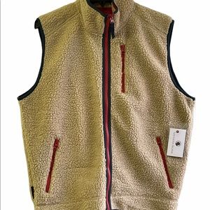 Southern proper Old Glory Sherpa Vest size small